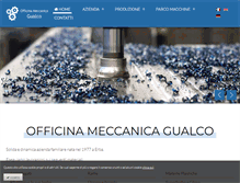 Tablet Screenshot of officinegualco.com